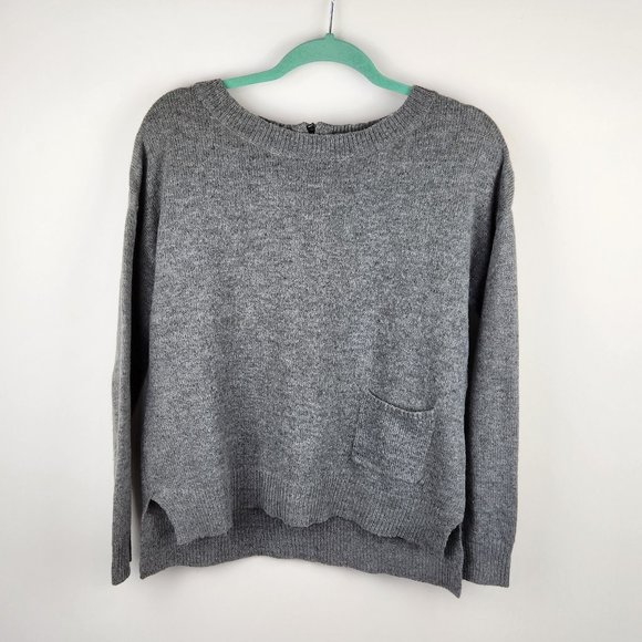 Backdrop Wool Alpaca Blend Oversized Crewneck Sweater sz M - Picture 1 of 8